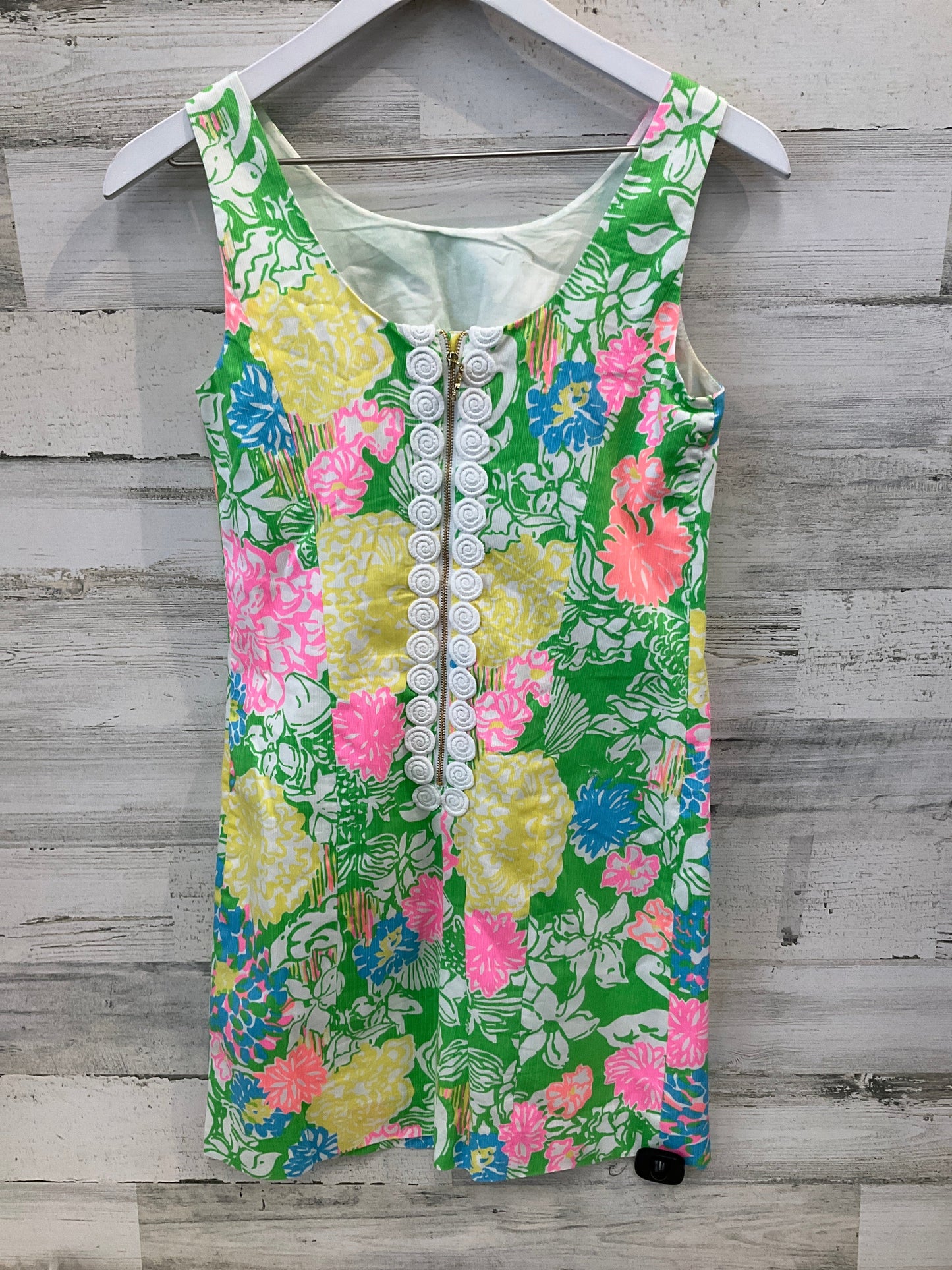 Dress Casual Midi By Lilly Pulitzer In Multi-colored, Size: Xxs