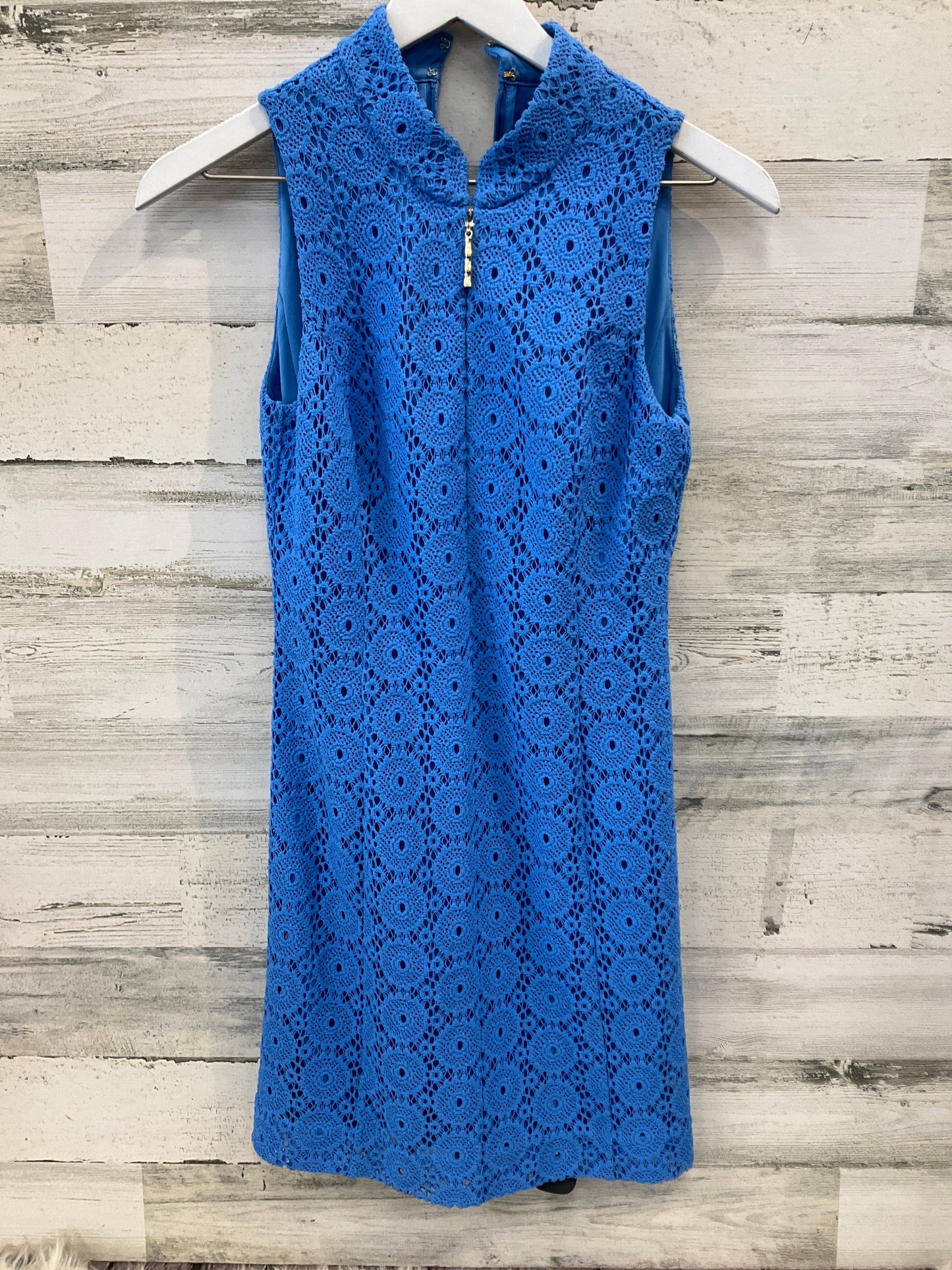 Dress Casual Midi By Lilly Pulitzer In Blue, Size: Xs