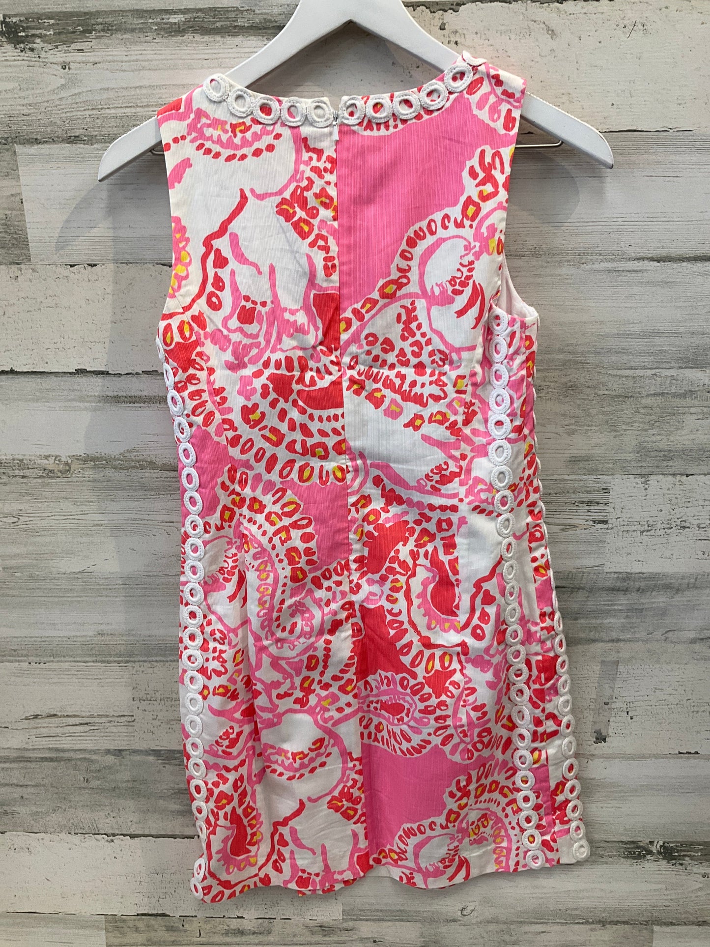 Dress Casual Midi By Lilly Pulitzer In Orange & Pink, Size: Xs