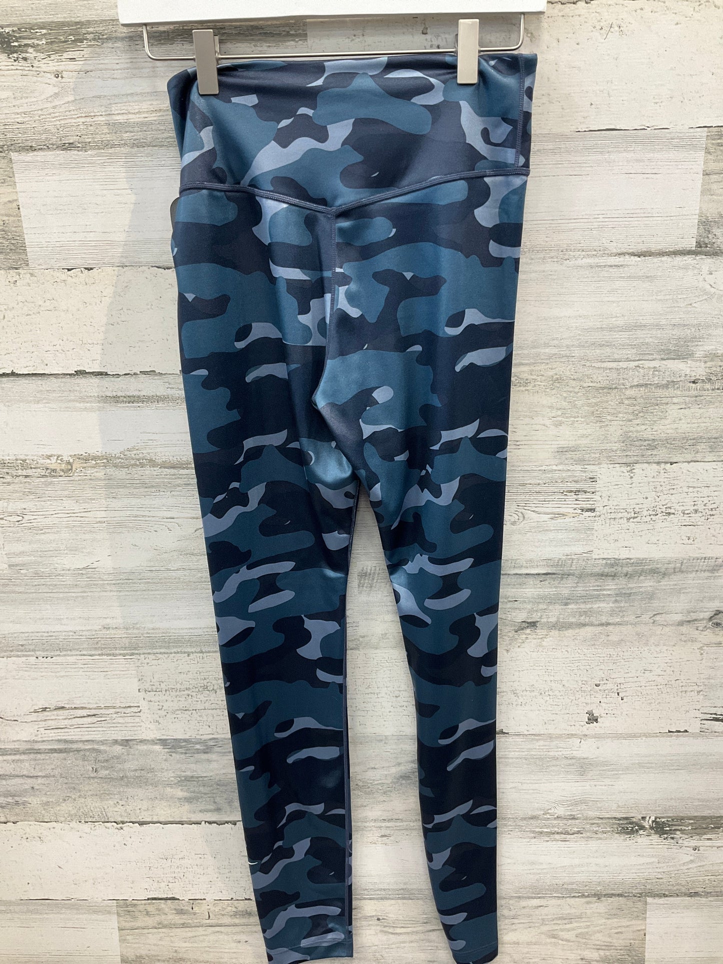 Athletic Leggings By Nike Apparel In Blue, Size: M