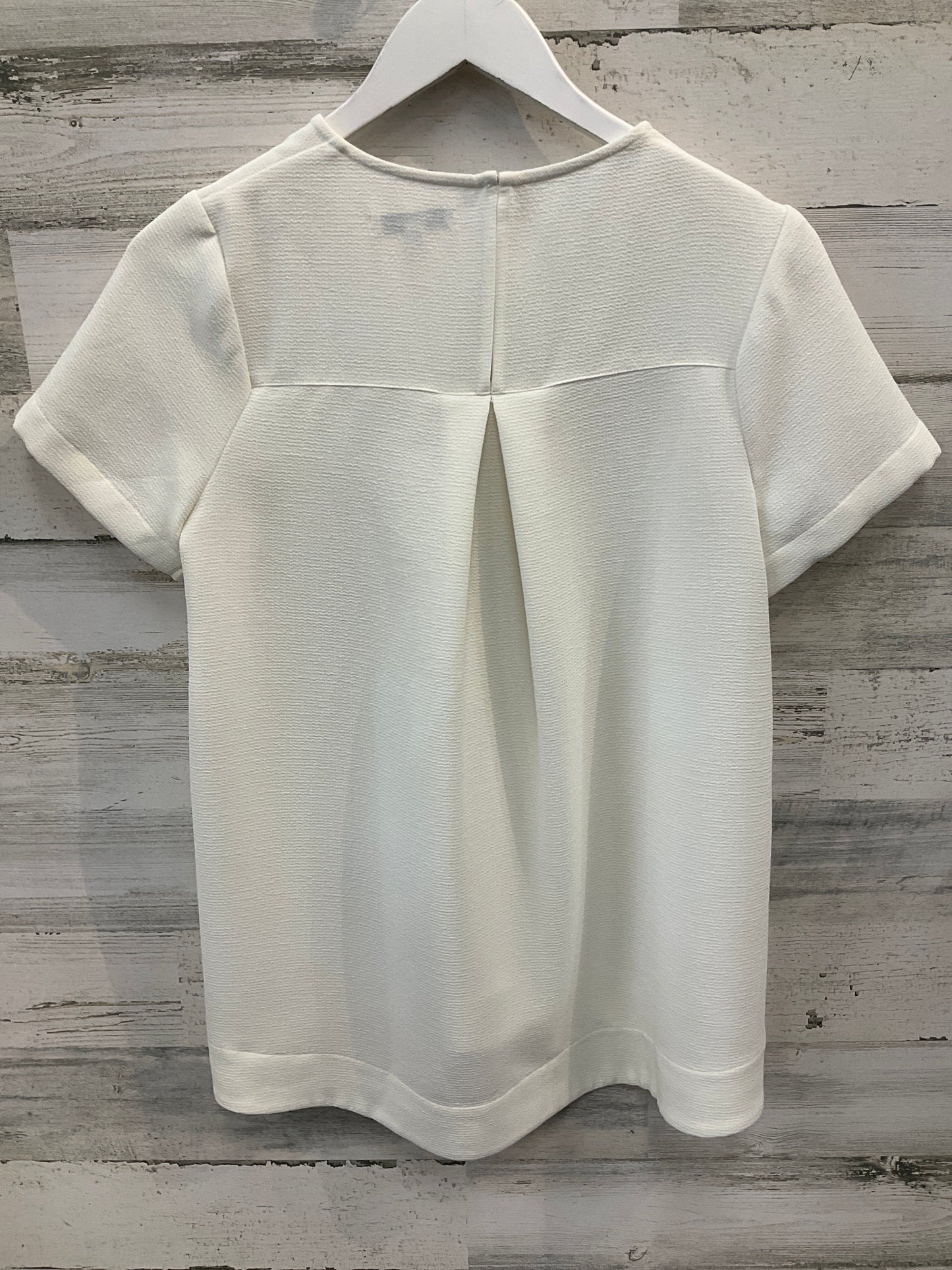 Top Short Sleeve By Madewell In Cream, Size: S