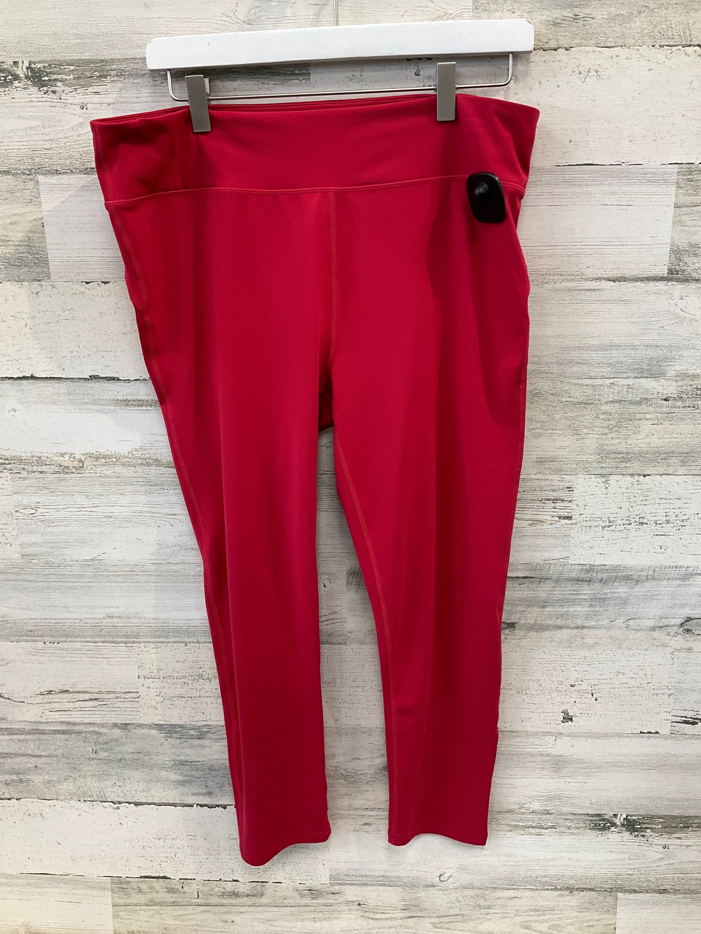 Athletic Capris By Fabletics In Red, Size: Xxl