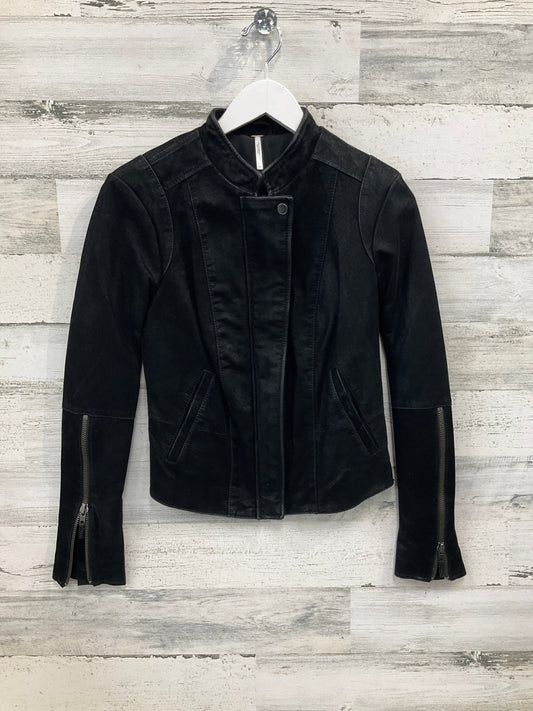 Jacket Moto By Free People In Black, Size: S