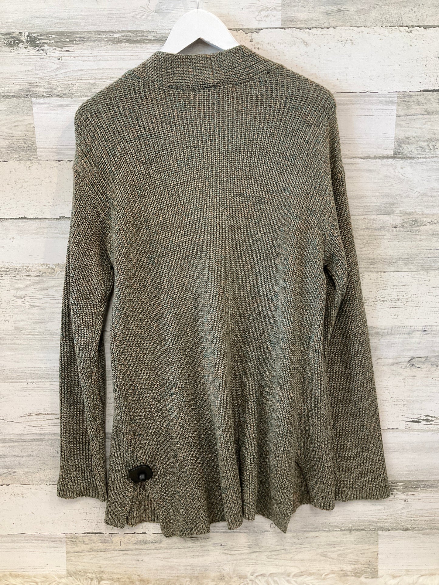 Sweater Cardigan By Christopher And Banks In Green, Size: L