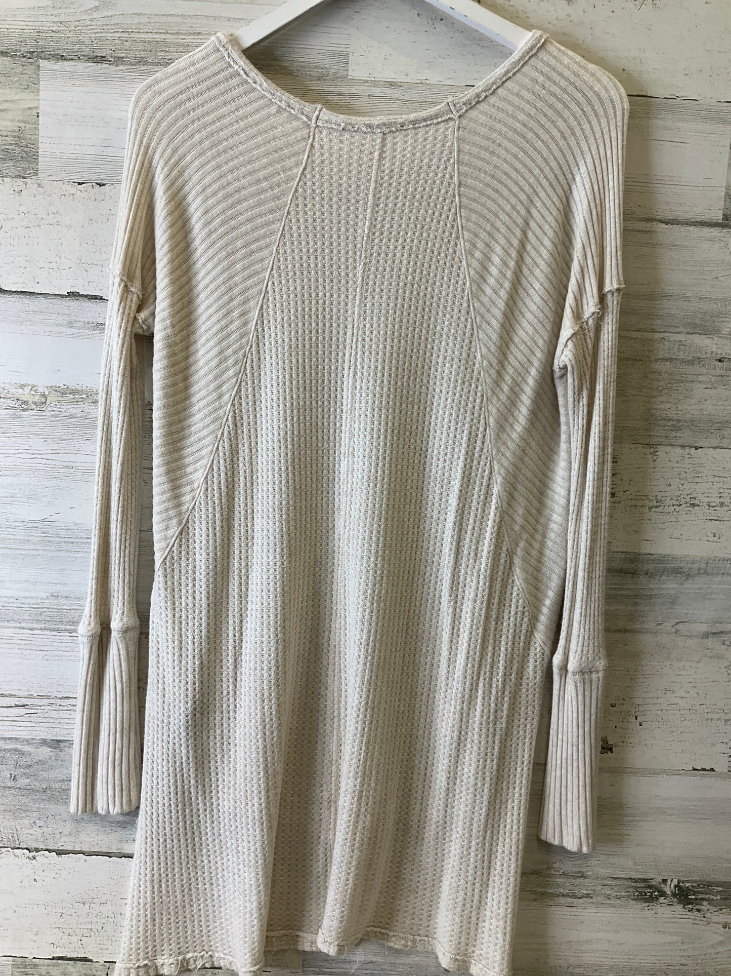 Top Long Sleeve By Free People In Ivory, Size: M