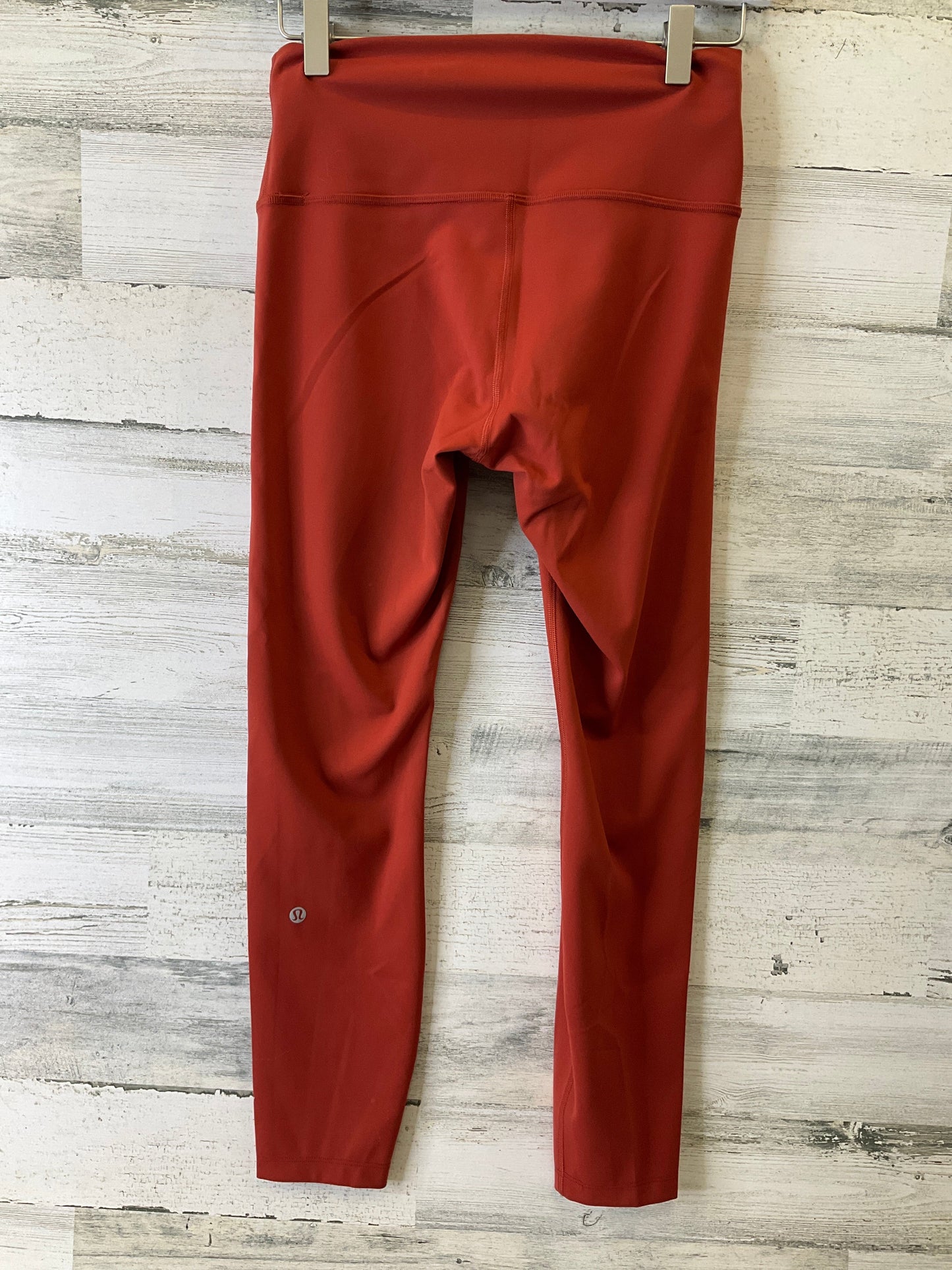 Athletic Leggings By Lululemon In Orange, Size: 8