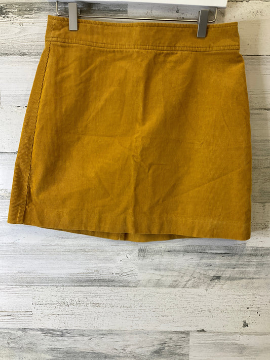 Skirt Mini & Short By J. Crew In Gold, Size: 4