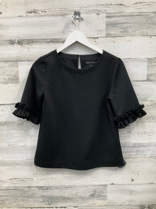 Top Short Sleeve By Banana Republic In Black, Size: Xs