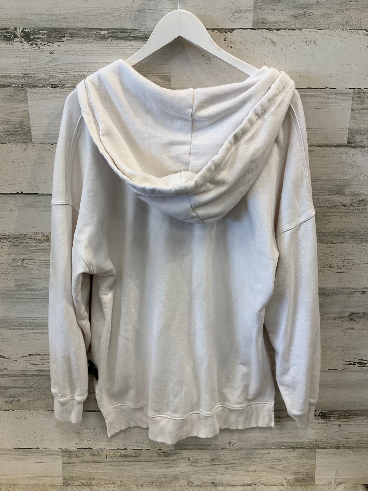 Sweatshirt Hoodie By Aerie In White, Size: S