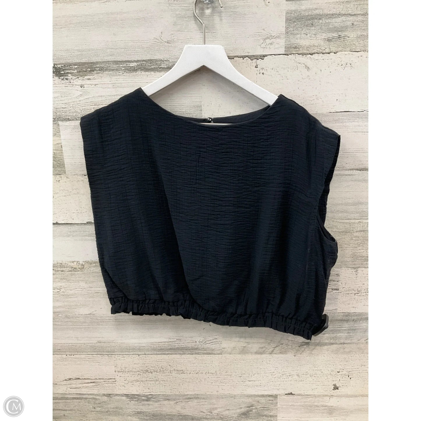Top Sleeveless By A New Day In Black, Size: Xl