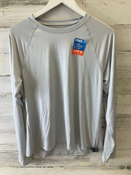 Athletic Top Long Sleeve Crewneck By Clothes Mentor In Grey, Size: Xl