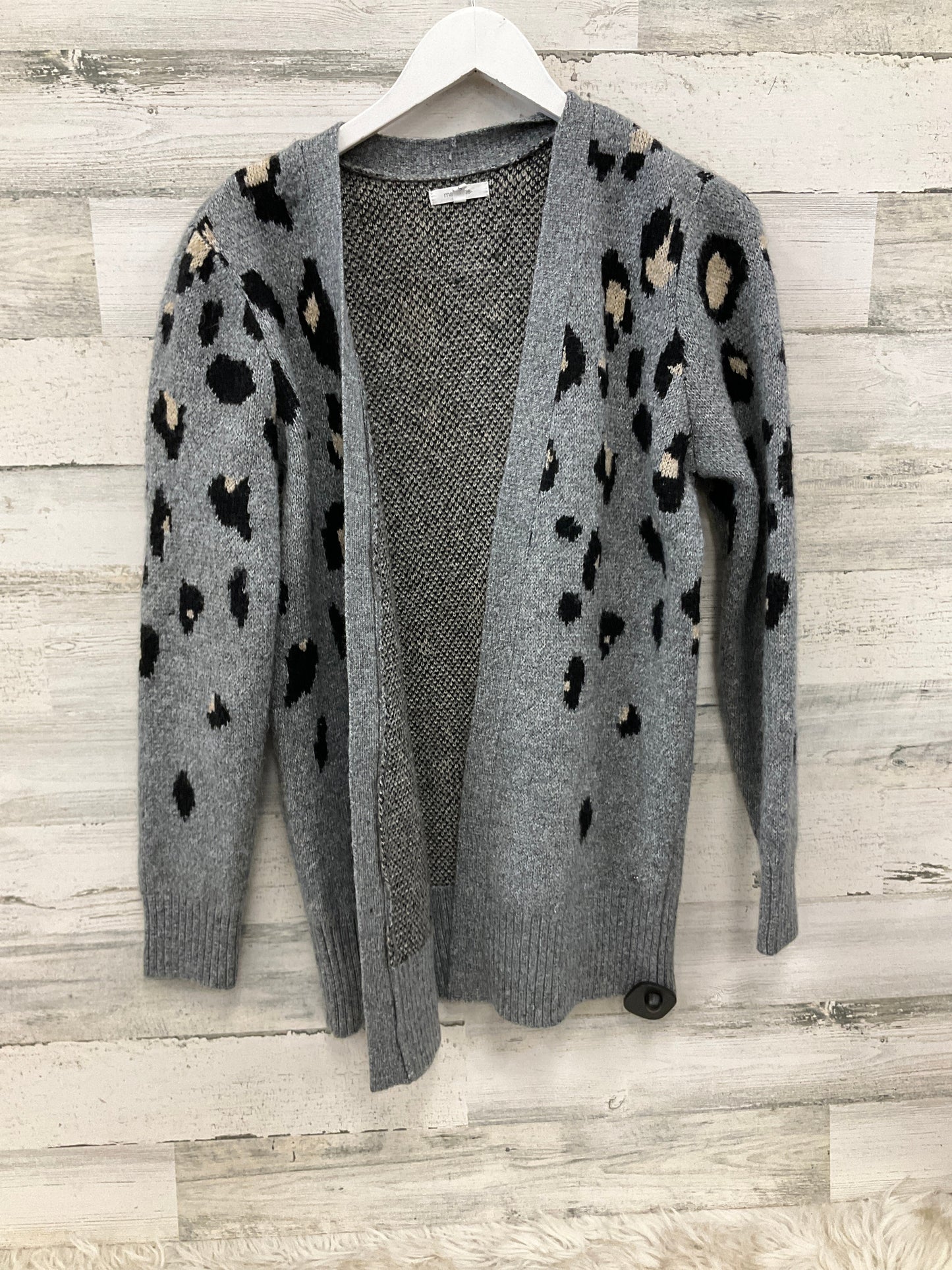 Sweater Cardigan By Maurices In Grey, Size: S