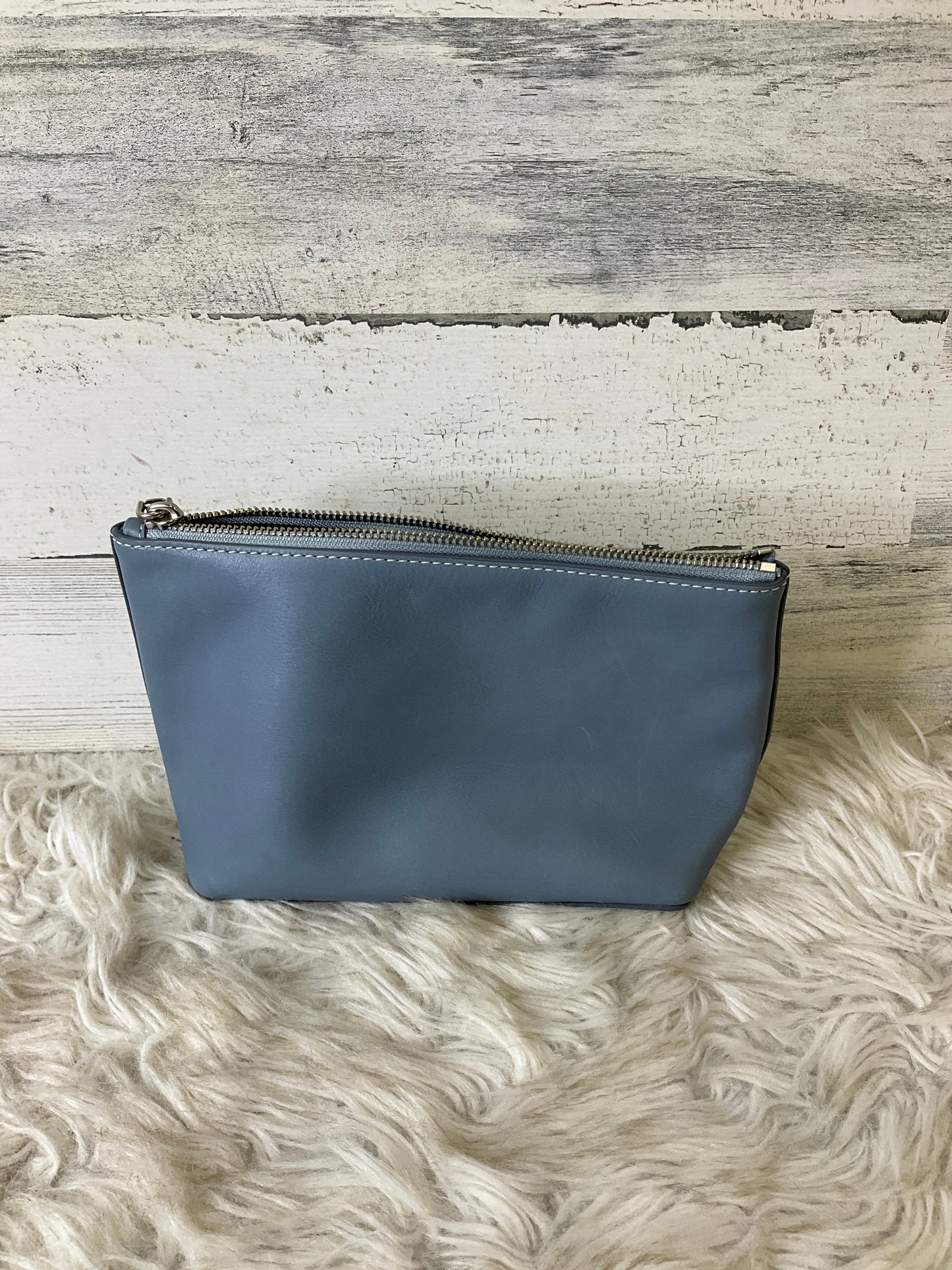 Makeup Bag Leather By Clothes Mentor, Size: Large