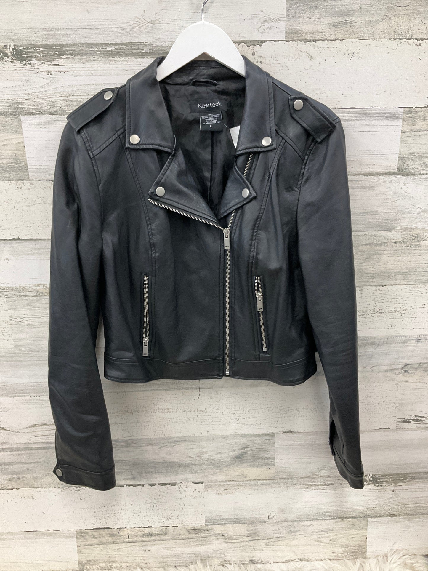 Jacket Moto By New Look In Black, Size: L