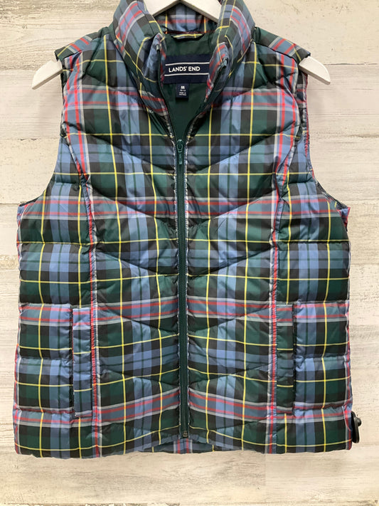 Vest Puffer & Quilted By Lands End In Multi-colored, Size: M