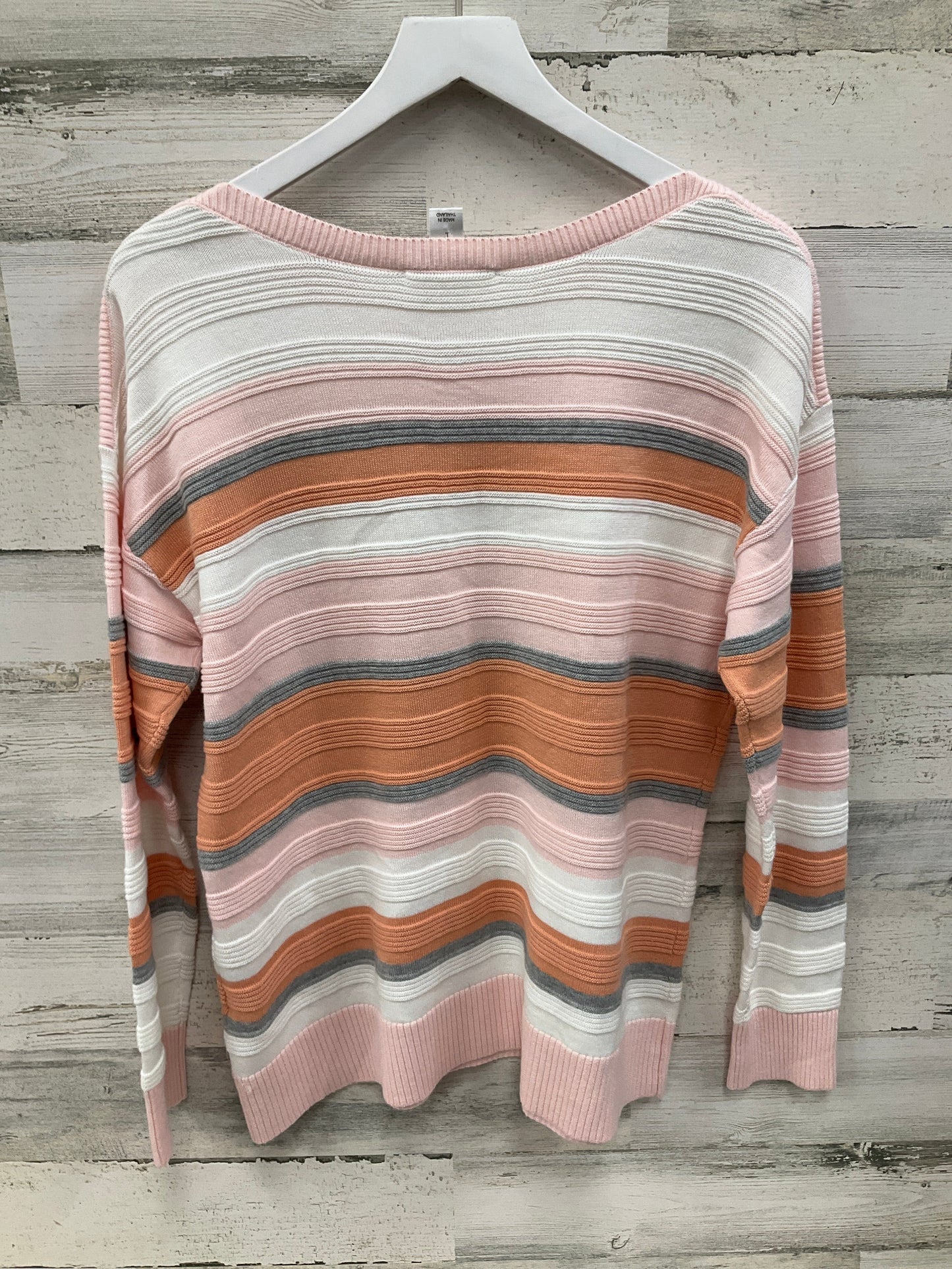 Sweater By Christopher And Banks In Pink, Size: L