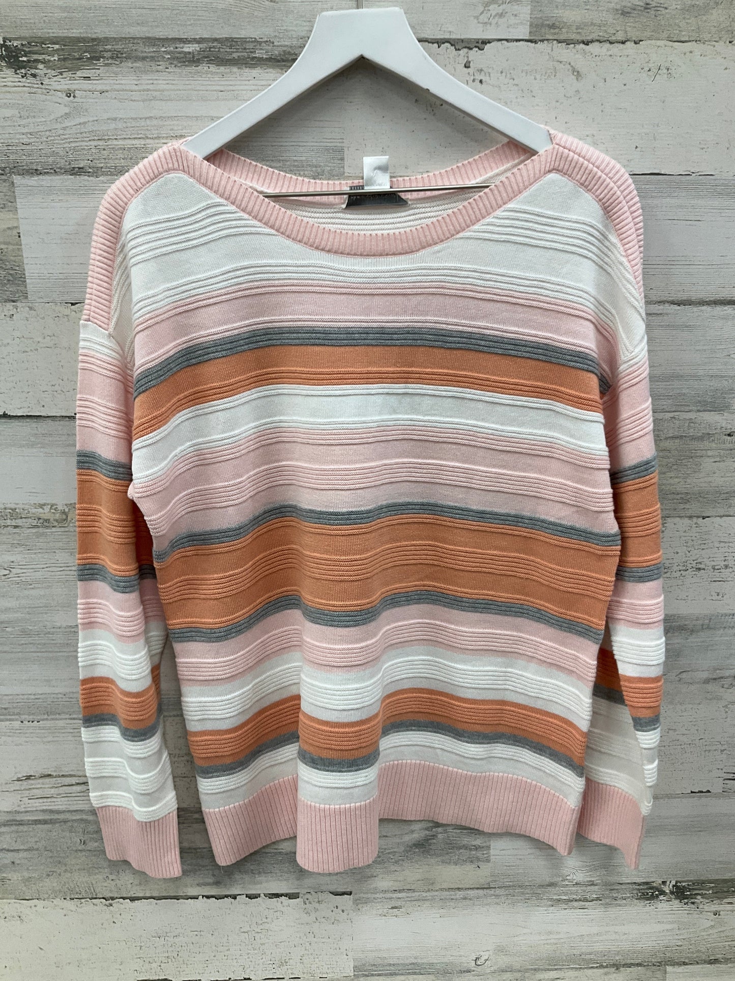 Sweater By Christopher And Banks In Pink, Size: L