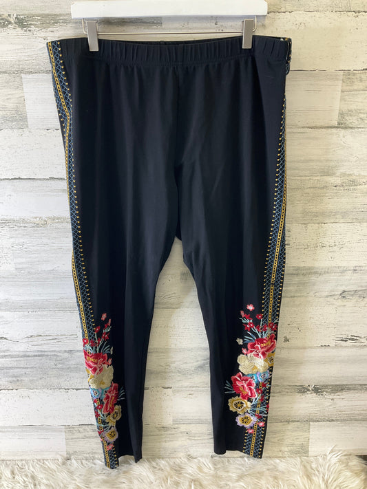 Pants Leggings By Clothes Mentor In Black, Size: 1x