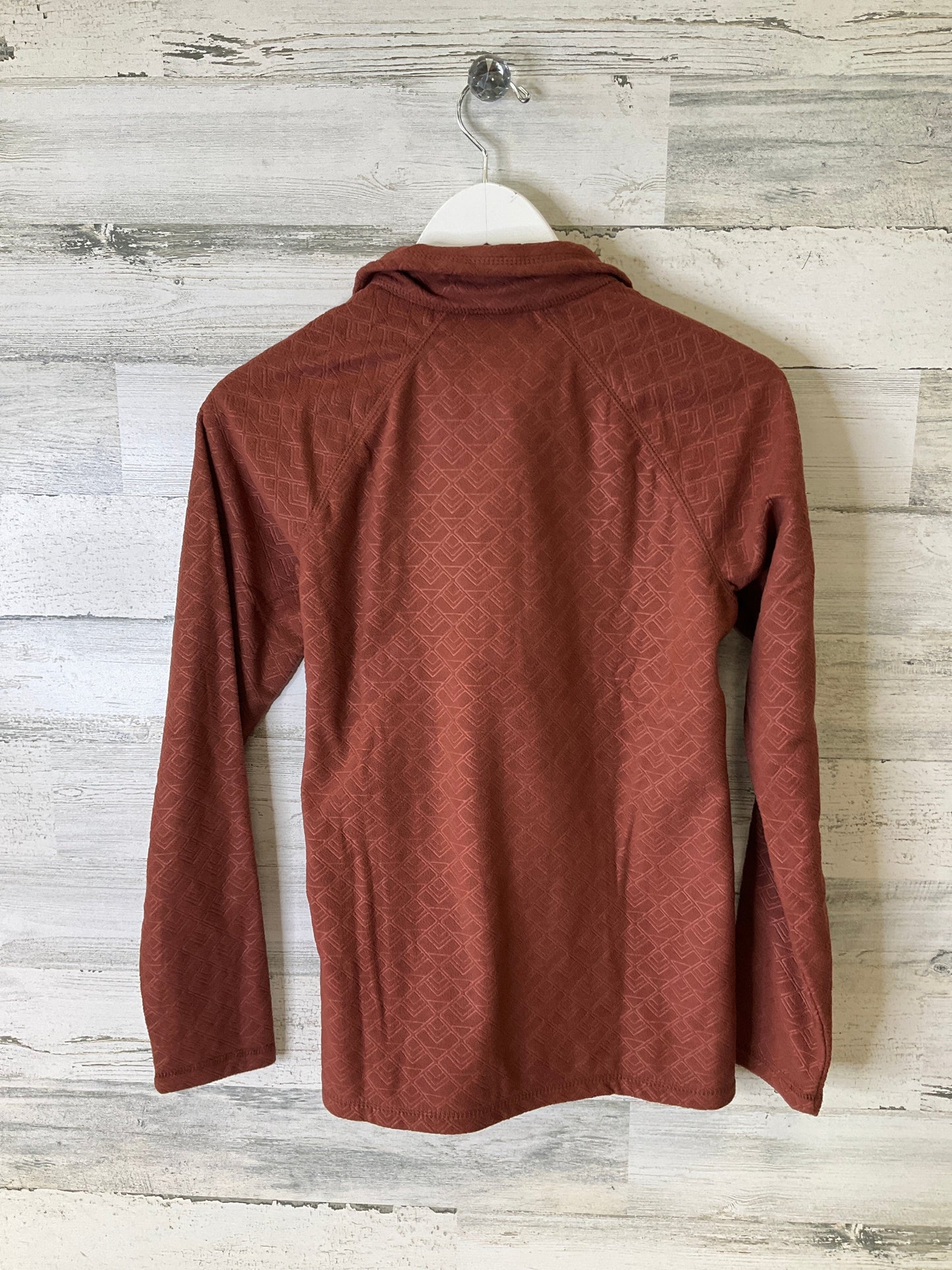 Top Long Sleeve By Eddie Bauer In Orange, Size: Xs