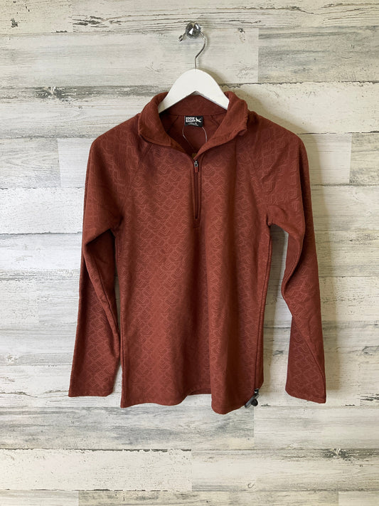 Top Long Sleeve By Eddie Bauer In Orange, Size: Xs