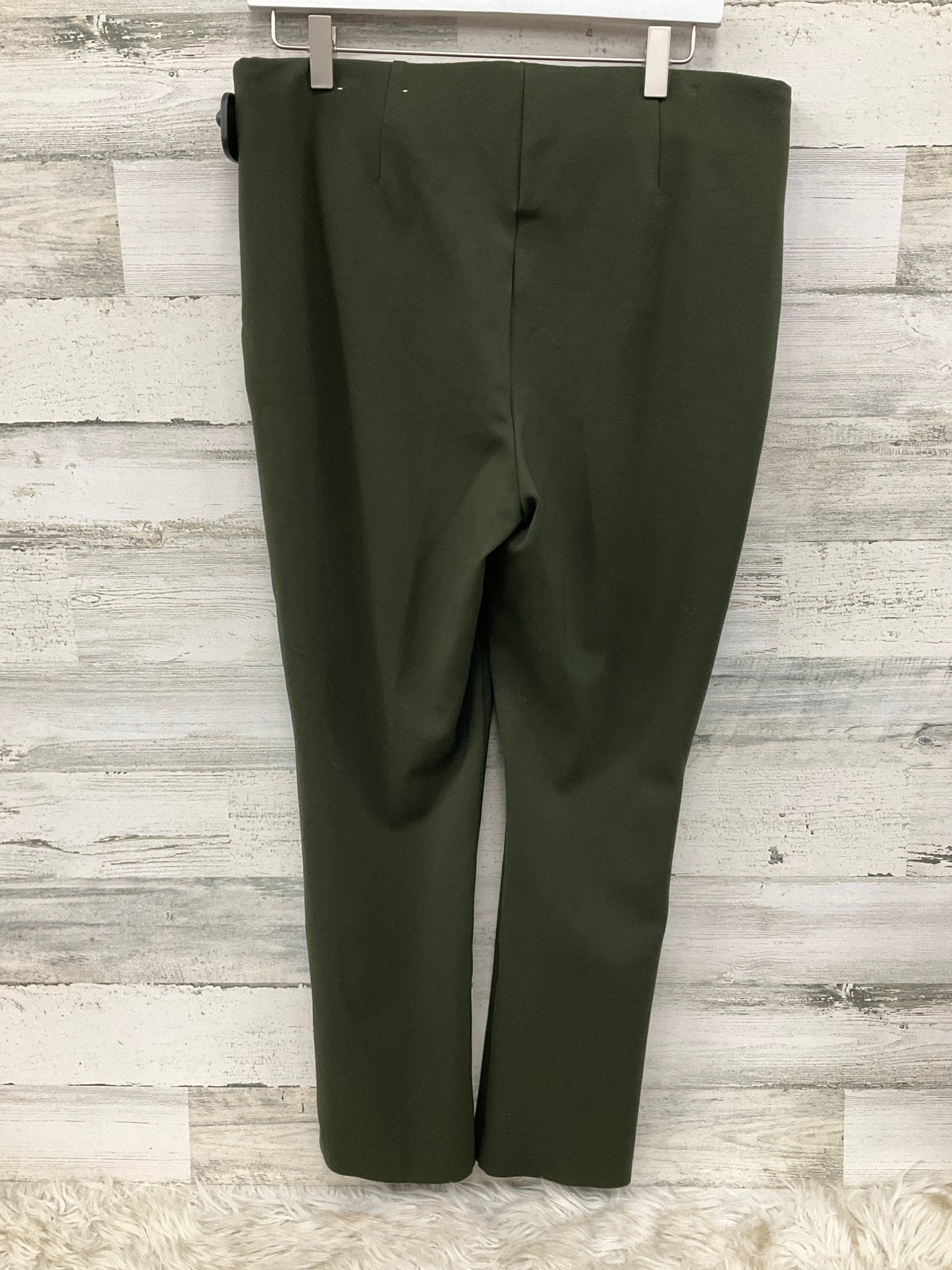 Pants Leggings By Chicos In Green, Size: M