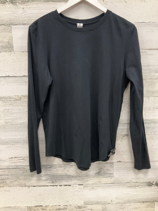 Athletic Top Long Sleeve Crewneck By Lululemon In Black, Size: 8