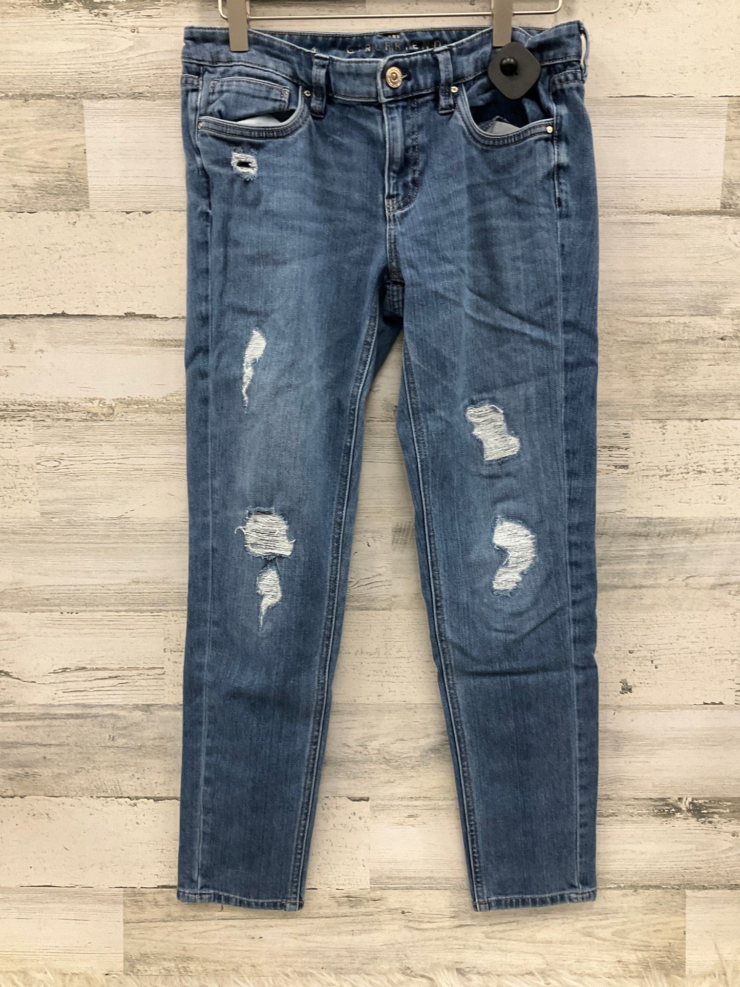 Jeans Boyfriend By White House Black Market In Blue Denim, Size: 4