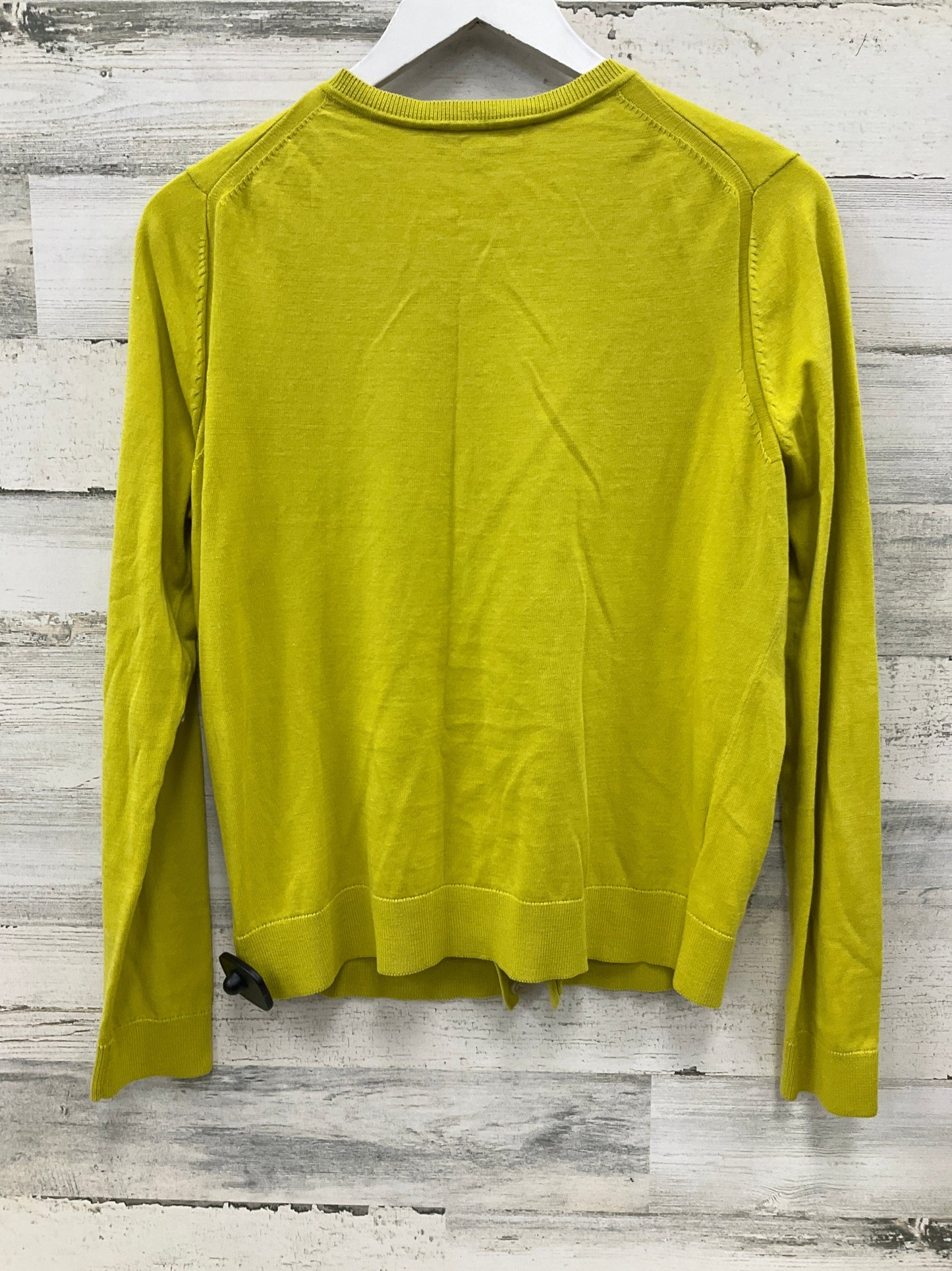 Sweater Cardigan By Loft In Green, Size: L