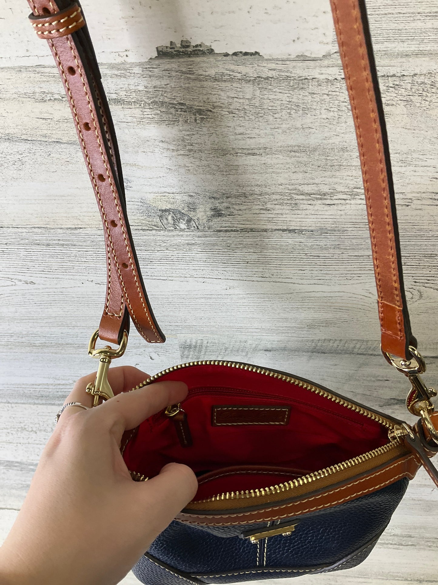 Crossbody Designer By Dooney And Bourke, Size: Small