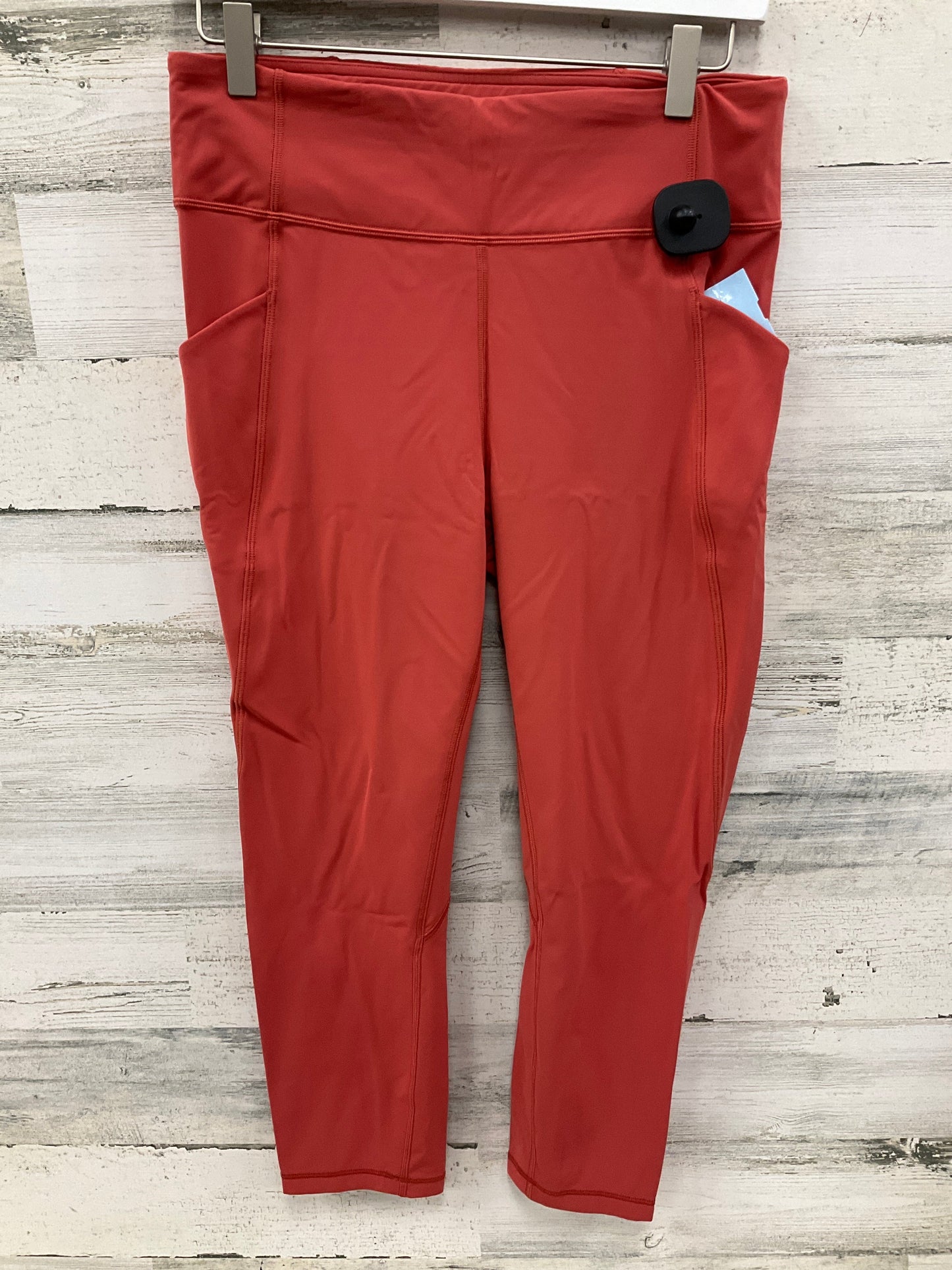 Athletic Leggings By Lululemon In Orange, Size: 10