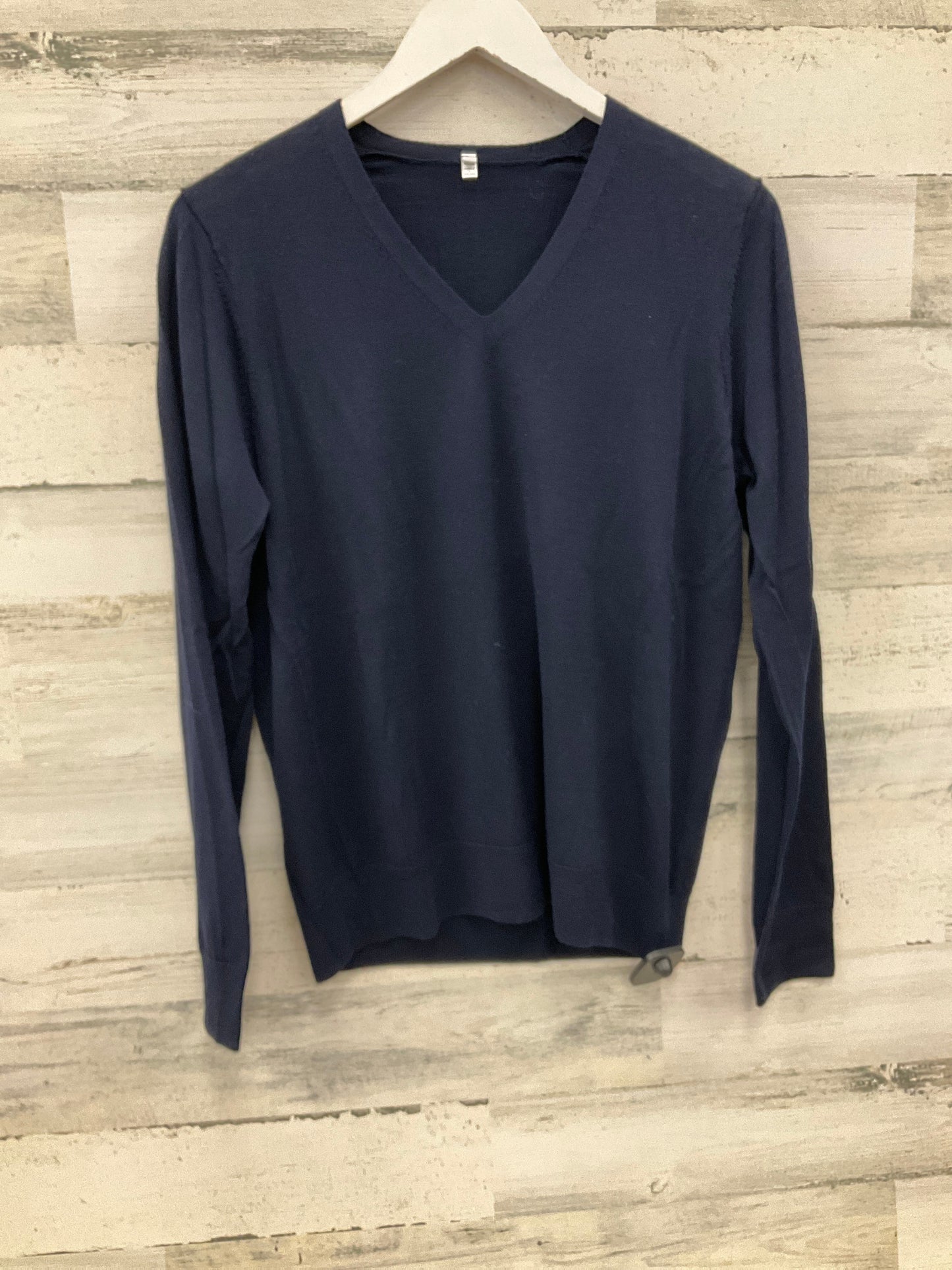 Sweater By Clothes Mentor In Navy, Size: L