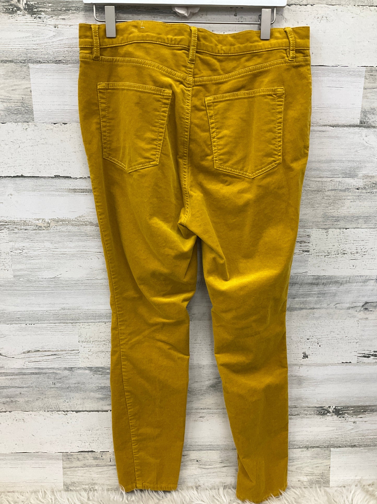 Pants Corduroy By Loft In Gold, Size: 12