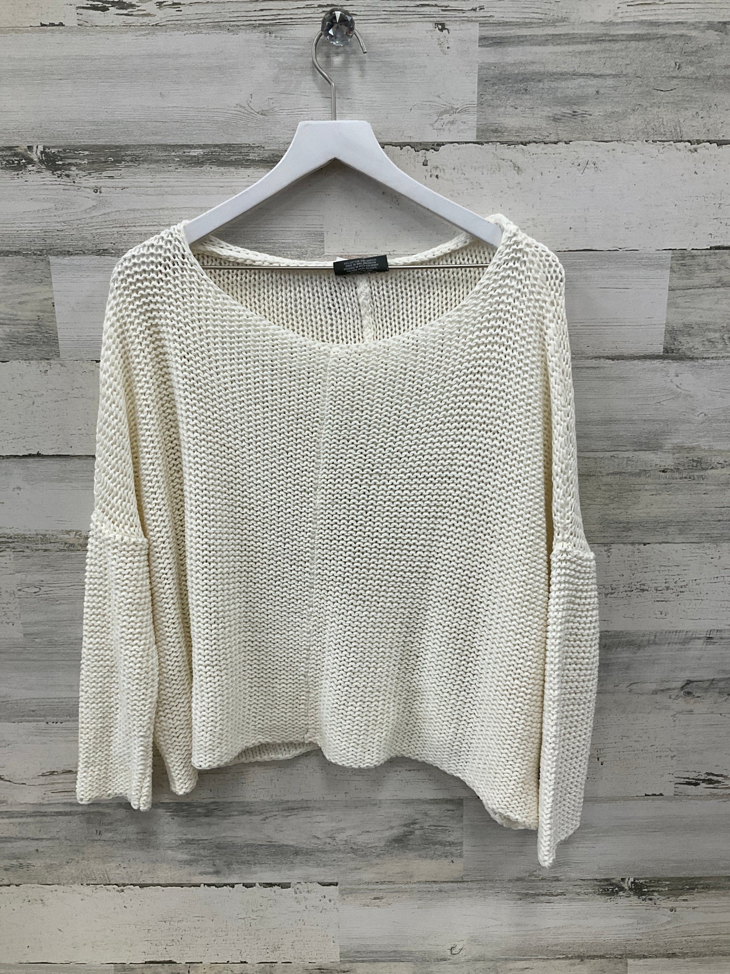 Sweater By Wooden Ships In Cream, Size: M