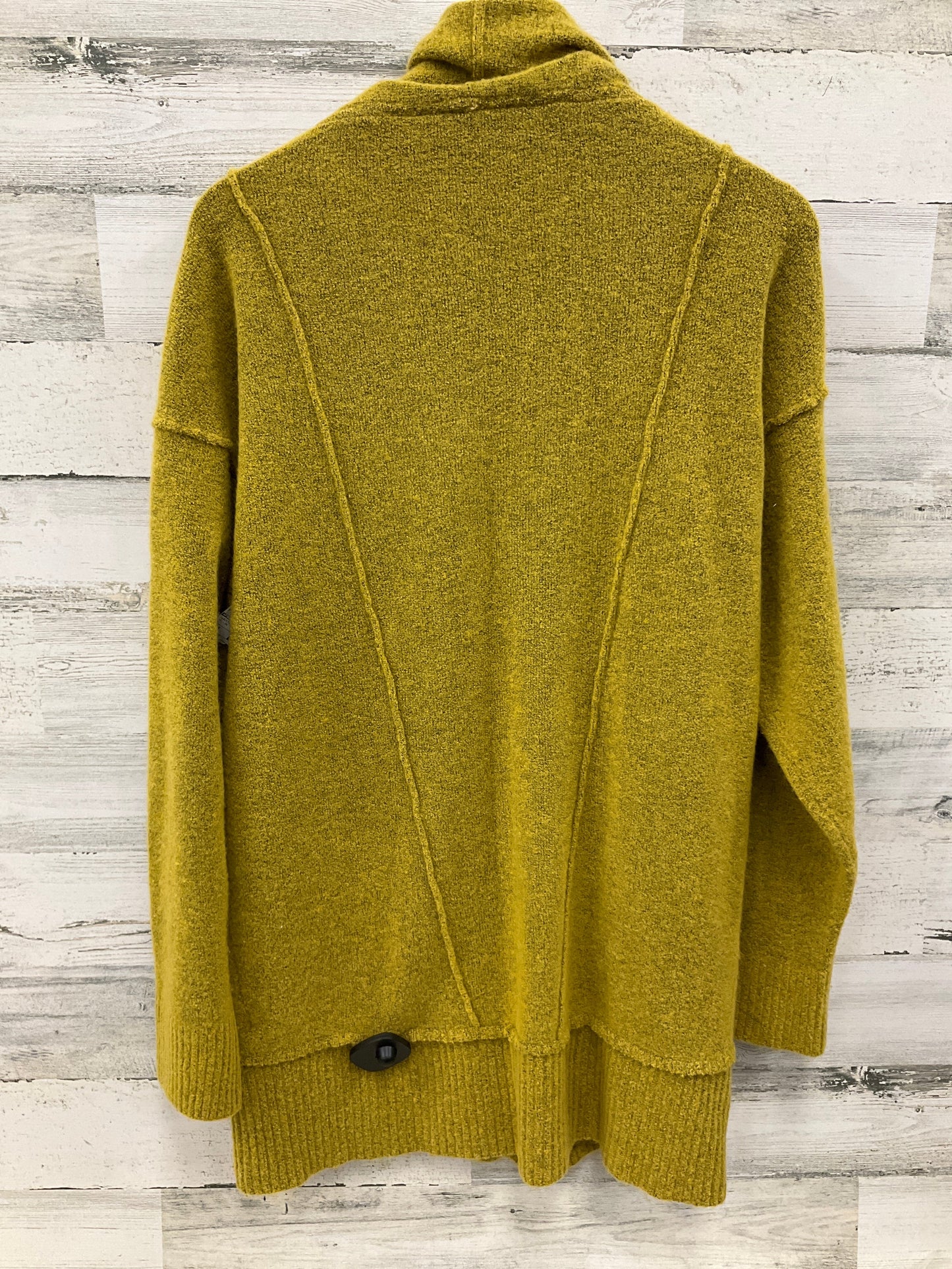 Sweater Cardigan By Free People In Yellow, Size: S