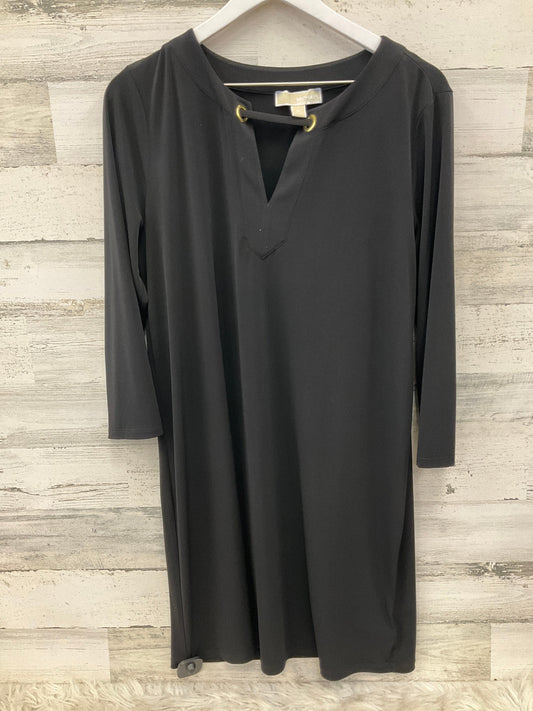 Dress Casual Midi By Michael By Michael Kors In Black, Size: Xl