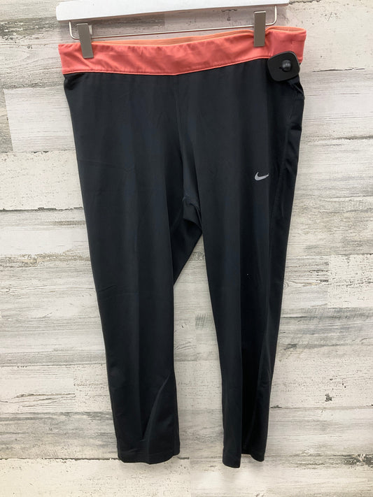 Athletic Capris By Nike Apparel In Black, Size: L