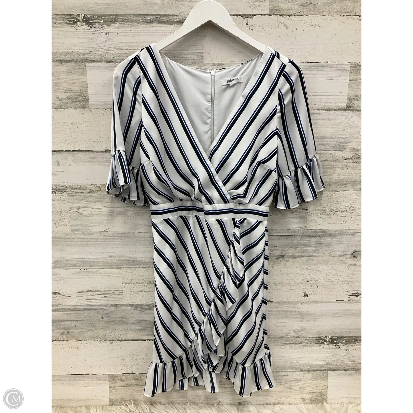 Dress Casual Short By Bb Dakota In Blue & White, Size: Xs