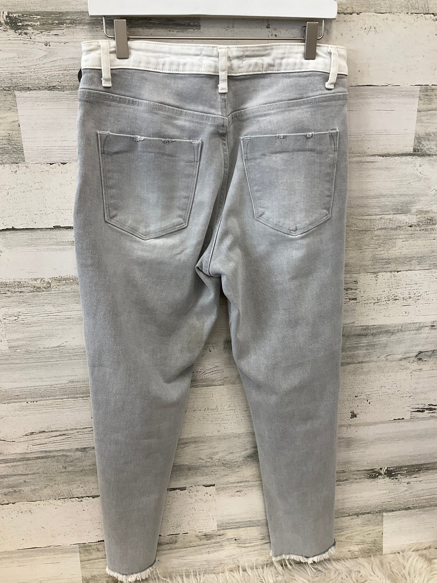 Jeans Straight By Flying Monkey In Grey Denim, Size: 8