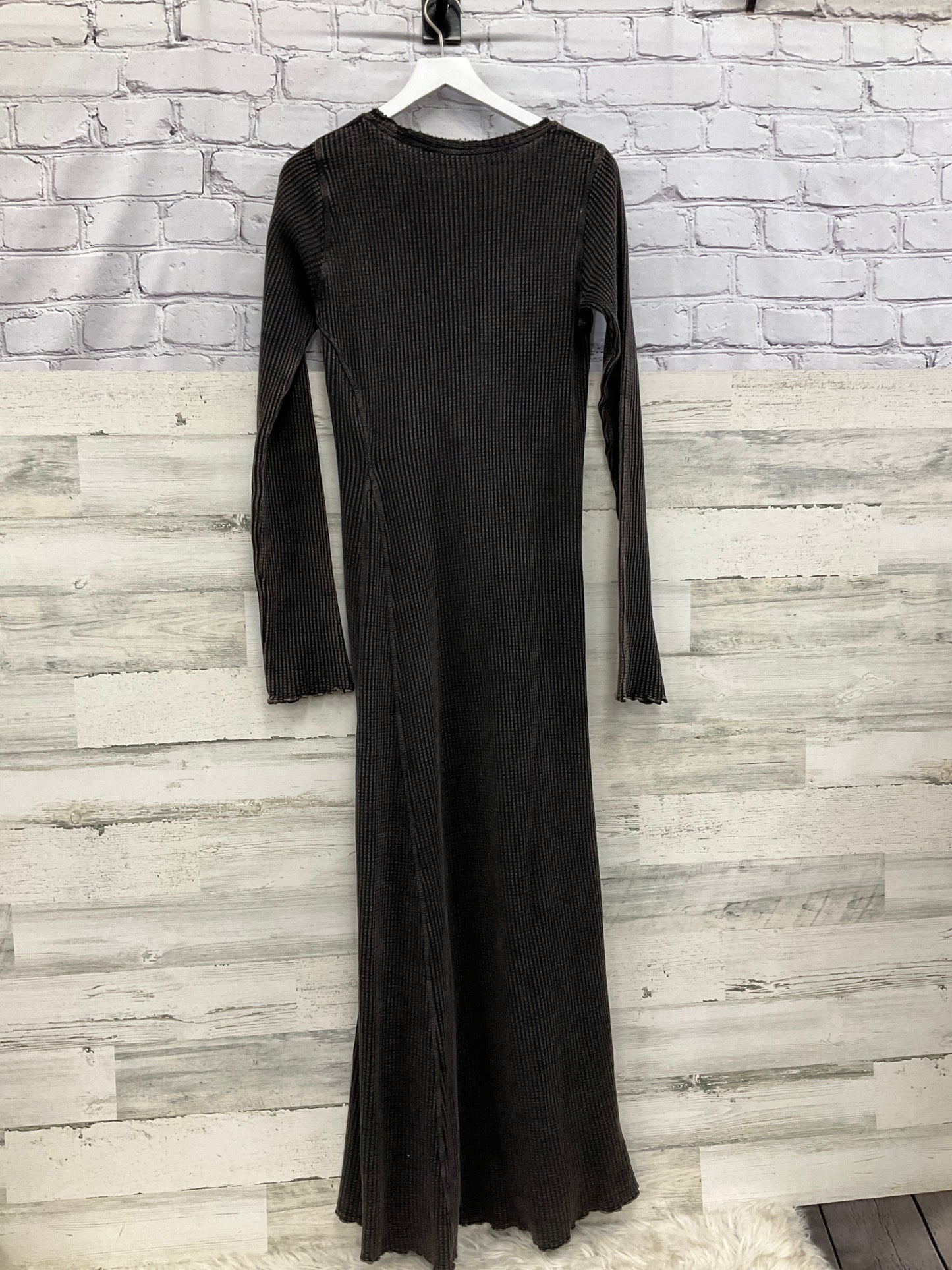 Dress Casual Maxi By Free People In Black, Size: L