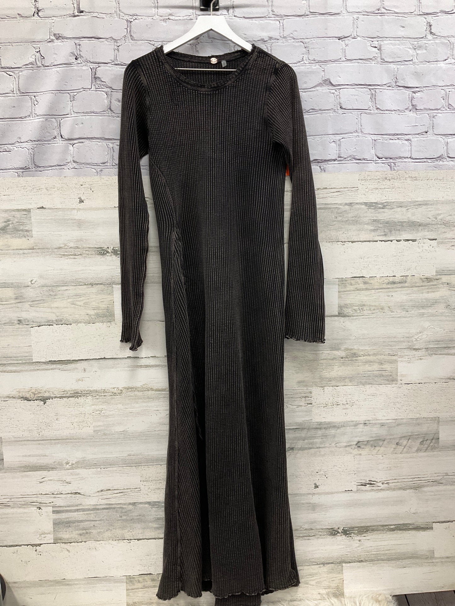 Dress Casual Maxi By Free People In Black, Size: L