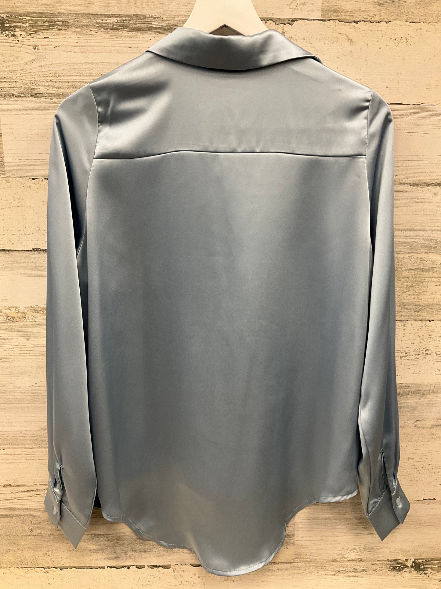 Top Long Sleeve By Clothes Mentor In Blue, Size: M