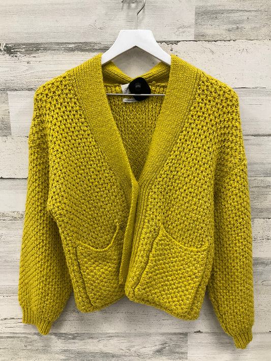 Sweater Cardigan By Urban Outfitters In Gold, Size: Xs