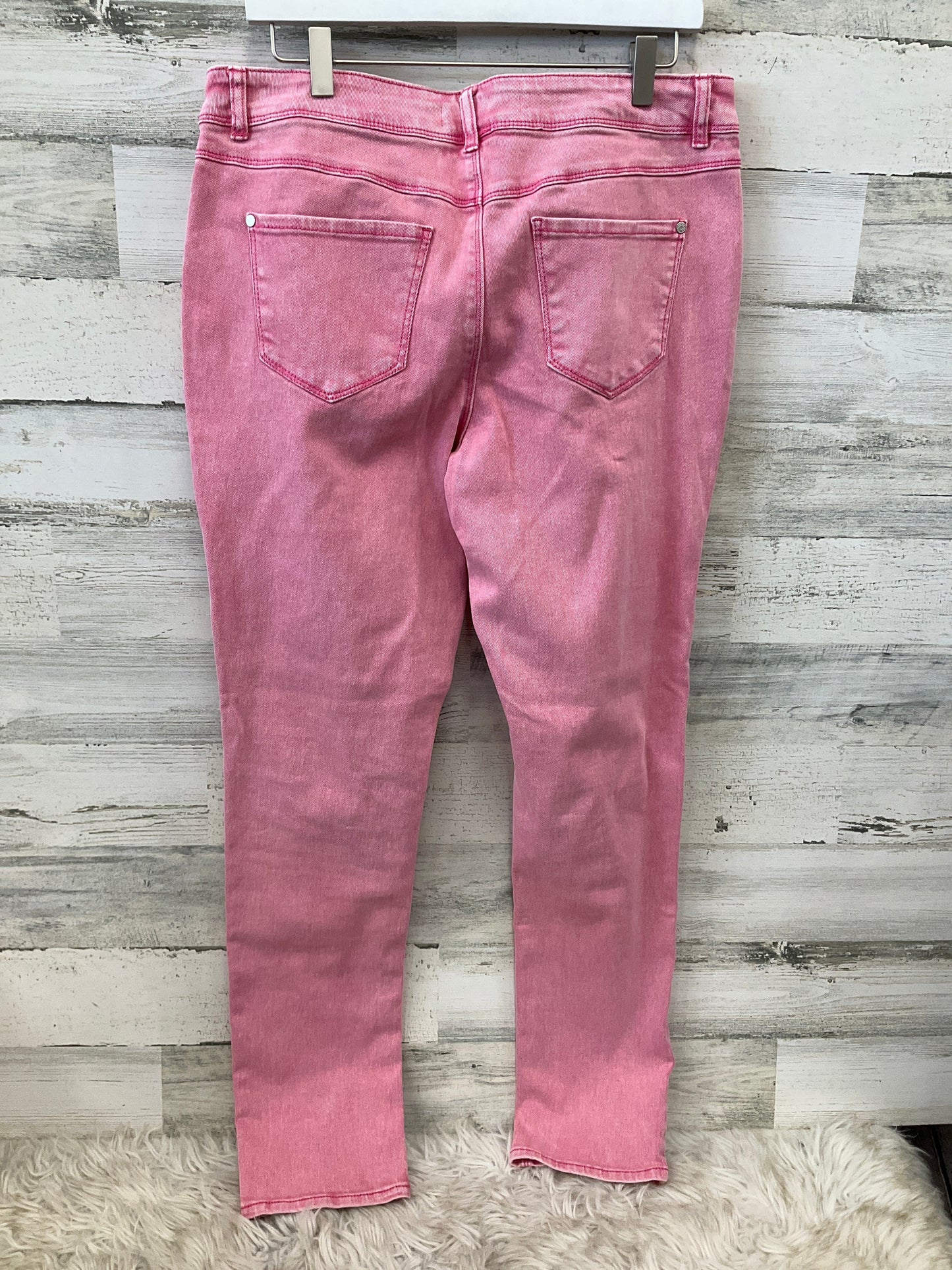 Jeans Straight By Cato In Pink, Size: 12