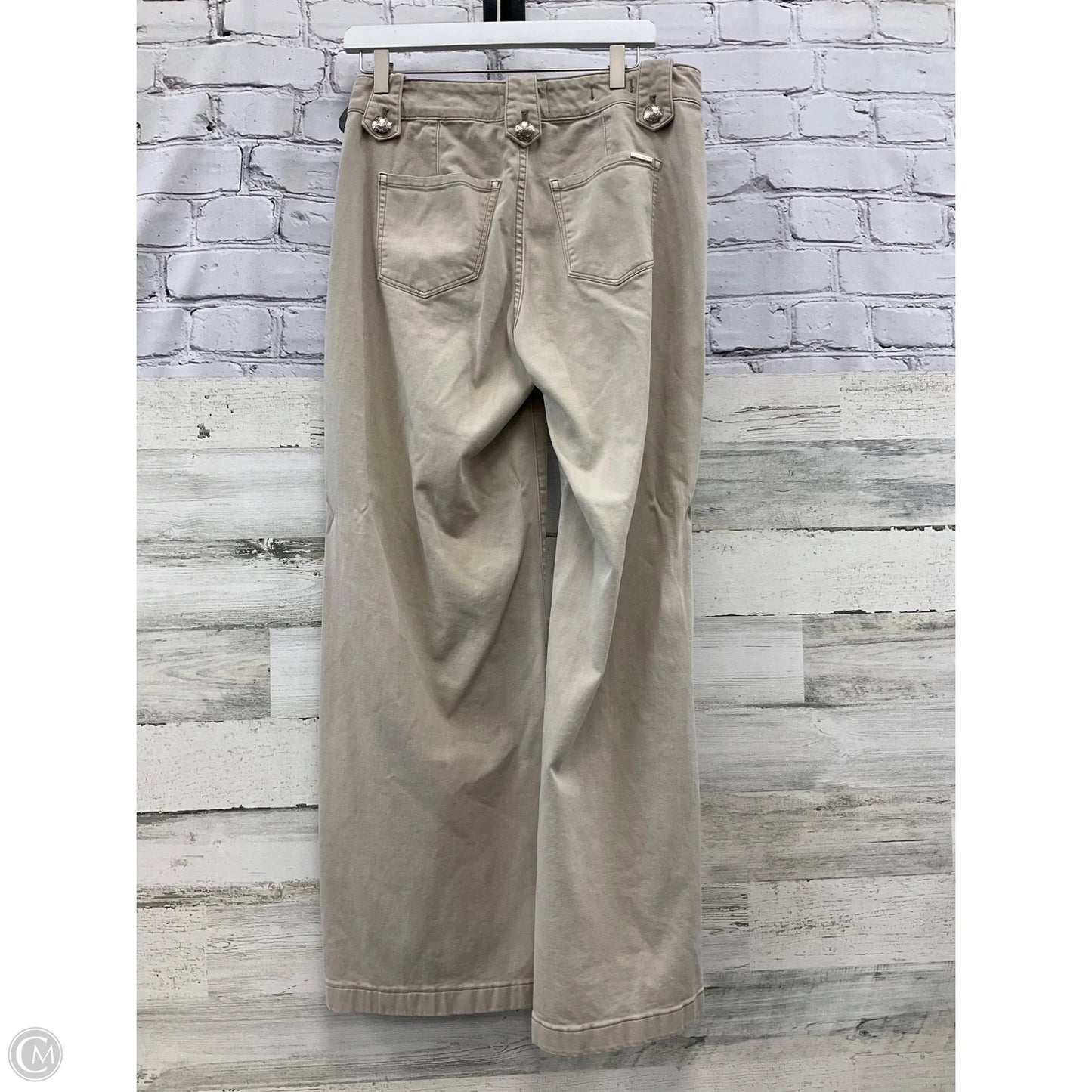 Pants Wide Leg By White House Black Market In Beige, Size: 4