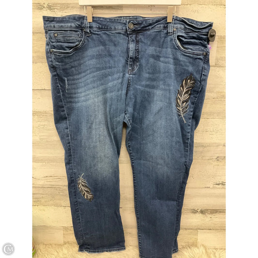 Jeans Skinny By Kut In Blue Denim, Size: 24