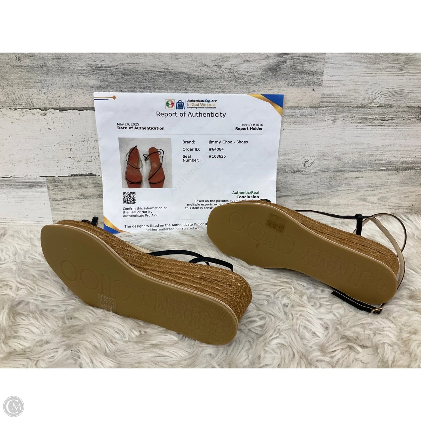 Sandals Luxury Designer By Jimmy Choo In Black, Size: 8.5