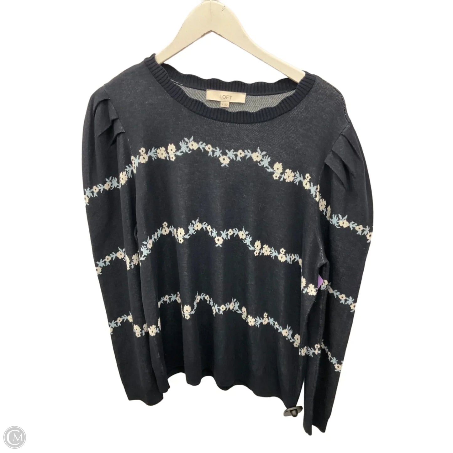 Sweater By Loft In Navy, Size: Xl