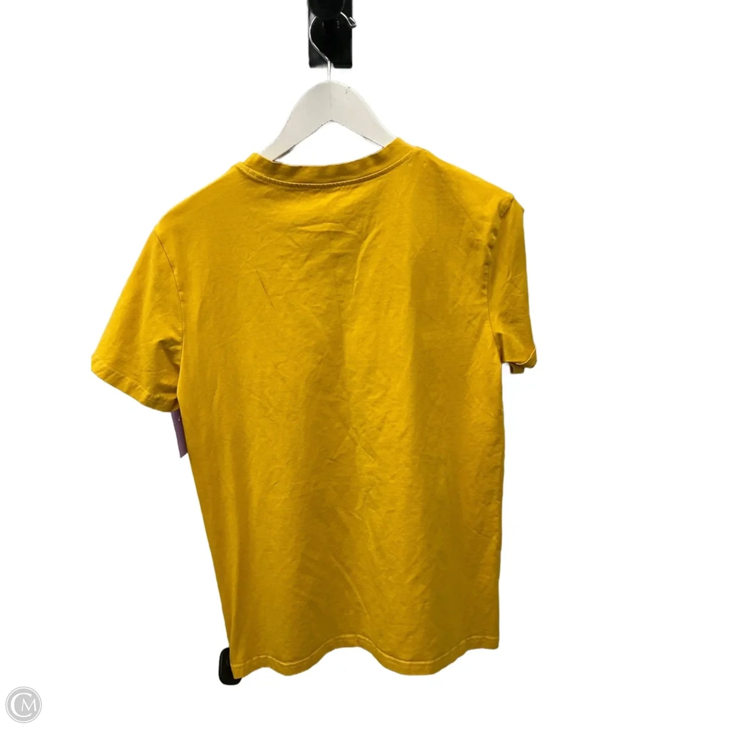 Top Short Sleeve By Clothes Mentor In Gold, Size: M