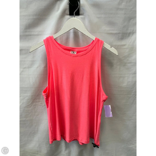 Athletic Tank Top By Athletic Works In Coral, Size: S
