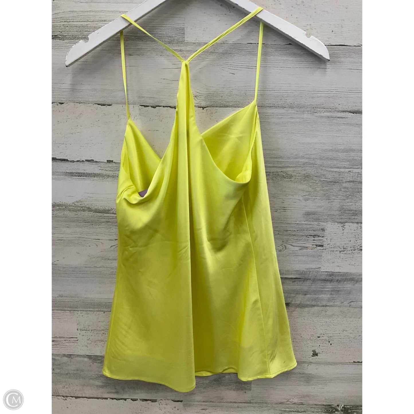 Top Sleeveless By Express In Yellow, Size: M